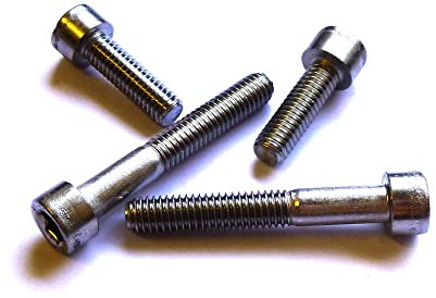 M2 Zylinderschrauben DIN 912 (ISO4762) - Edelstahl A2 (V2A) - Minischrauben.com - M2 mit 3mm - 30mm Länge (M2 x 5mm, 100)