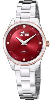 LOTUS Montre pour Femme 18795/6 Trendy Boîtier en Acier Inoxydable Gris Bracelet en Acier Inoxydable Gris