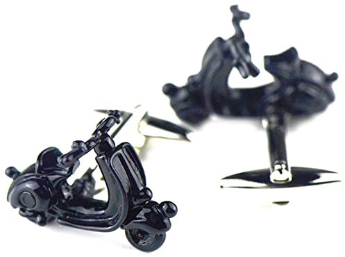 Banemi Manschettenknöpfe Herren Tracht, Manschettenknöpfe Herren Tracht Roller Schwarz Sets für das Hochzeitsgeschäft 1.6CM