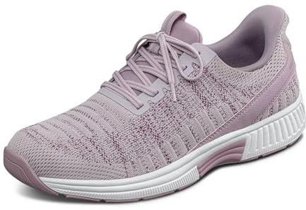 Orthofeet Kita Orthopädische Damen Sneaker | Hands-Free Wasserabweisender Slip-On Walkingschuh, Dehnbar, Atmungsaktiv, Rutschfest Und Fußgewölbestütze