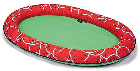 Beeztees schwimmendes Luftbett Gody - Hundespielzeug - Grun/rot -
