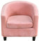 CHNSHOME Housse de Fauteuil Cabriolet Club 2 Pièces Housse de Chaise de Bar Extensibles Couvre Fauteuil Cocktail Tullsta Rose