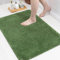 COSY HOMEER 60 x 90cm Badematte rutschfest Waschbar, Badteppich, Maschinenwaschbar Badvorleger rutschfest Waschbar für Dusche, Badezimmerteppichund Badezimmer Grün