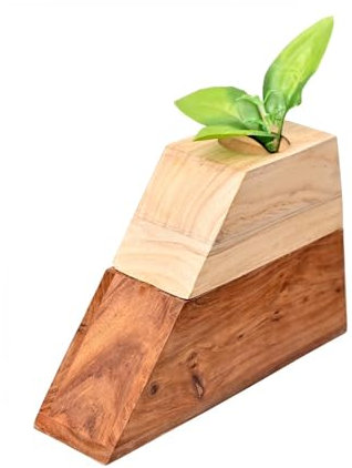 Leatherooze Urna de madera hecha a mano con tela de muselina para cremación de cenizas humanas adultas, urna interior decorativa