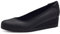 s.Oliver Damen Wedge Pumps mit Keilabsatz Elegant, Schwarz (Black), 41 EU