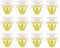 ECSiNG 50pcs Door Card Panel Interior Trim Clips Compatible with Vauxhall Compatible with Renault Compatible with Volvo Retainers Moulding Fasteners Boot Roof Clips