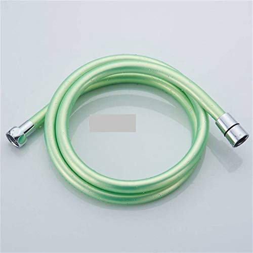 MIFANI Tuyau de Douche Tuyau de Douche Flexible en PVC de 1,5 m Ensemble de Douche de Salle de Bain Accessoires Tuyaux Tuyau de Douche (Couleur : Vert) (Color : Green)