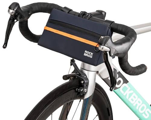 ROCKBROS Fahrrad Lenkertasche Fahrradtasche Lenker, Fahrradkorb für Rennrad Mountainbike E-Bike 6 Farbe ca.1.3L