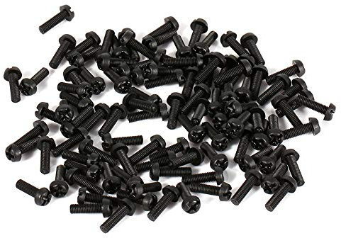 Tornillo Cruzado De Nailon, 100 Piezas Tornillo Cruzado De Nailon Para Madera M2 M3 M4 Plástico Nylon Hex Macho Hembra Espaciador Cabeza Redonda Tuerca De Tornillo Inserto De Nailon Tornillo Hardware
