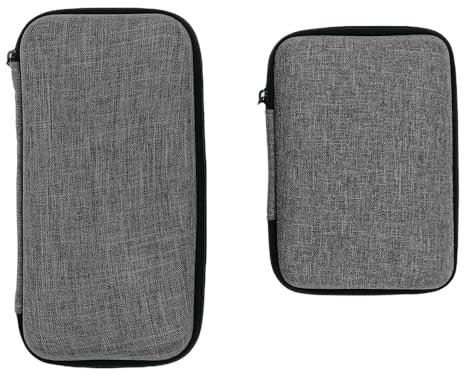 ZONADAH Microphone Storage Bag Microphone Organizer Case Charger Cable Organizer Earphone Storage Pouch Electronic Waterproof Hard Case Eva Travel Storage Box