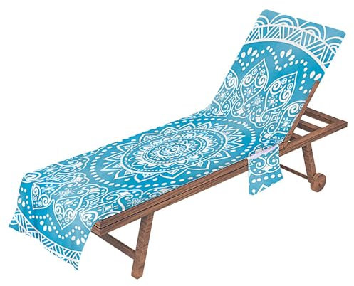 Badestuhl-Abdeckung, Strandkorb-Abdeckung, Poolstuhl-Abdeckung, geometrisches Chaiseltuch, Sonnenbaden, Mikrofaser-Chaiselongue-Abdeckung, Chaiselongue-Bezüge, Hofmöbelabdeckungen zum Sonnenbaden