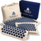 Shika Wellbeing Premium Eco Natural Acupressure Mat and 2 Pillow Sets for Full Body Massage, Intermediate Level Mat Set for Stress & Pain Relief, Muscle Tension and Better Sleep