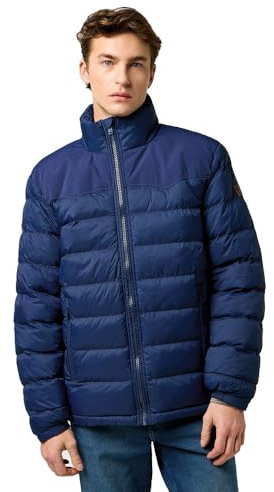 WRANGLER - Jacke Herren - Regular Fit - Packable Puffer - Staubig Oliv