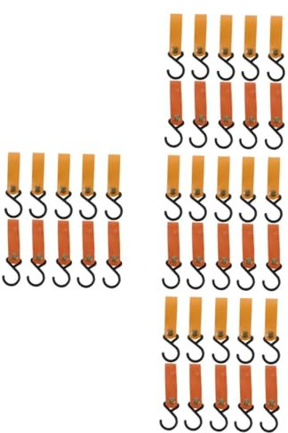 BESPORTBLE 40pcs Leather Hook s Hooks for Hanging Cookware Hanger Portable Home Closet Pan Clothesline