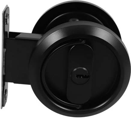 Housoutil Serratura Invisibile Per Porta Scorrevole Acciaio Inossidabile 304 Con Maniglia Chiusura Privacy Per Camera Da Letto Cucina e Bagno Finitura Opaco