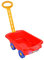 Marmat Outils de jardin pour enfants - Brouette - Jouet de jardin - Bac à sable avec poignée - 43 x 26 x 16 cm - Rouge
