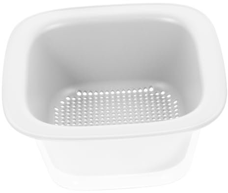 TIDTALEO Cesta Escurridora De Cocina Para Lavar Cesta De Drenaje De Doble Capa Coladora De Fregadero Para Secar Frutas