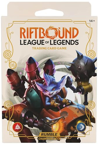 Riftbound: League of Legends TCG Spiritforged - Champion Deck: Rumble - Spielfertiger Charakter, Sammelkartenspiel, Deckbau, Einheiten & Zaubersprüche