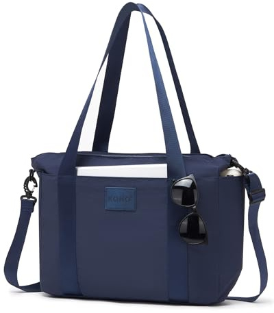 KONO Damen Tote Bag Shopper Tasche Groß Umhängetasche Handtasche Leicht Schultertaschen 15,6 Zoll Laptoptasche für Arbeit Reisen Schule Büro Einkaufen