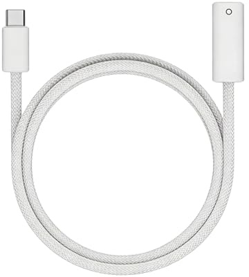 Cargador adaptador USB-C para Apple Pencil de 1 generación | Cable de carga solo compatible con iPad 10 y 11 Generación | Cable de carga rápida Emparejamiento Bluetooth | Nylon trenzado duradero, 1 m