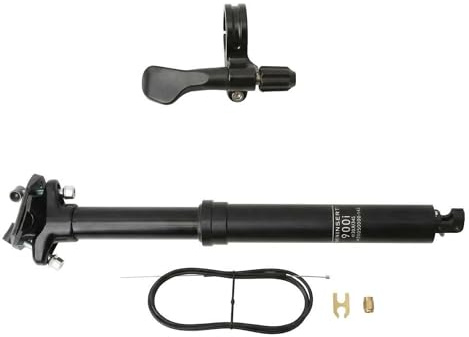 GarveeLife Hydraulische Dropper Sattelstütze für Mountainbike – Höhenverstellbare Fahrrad Sattelstütze mit interner Kabelführung & Fernbedienung – 100/125mm Hub – Für Erwachsene – 31.6mm/30.9mm