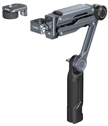 SMALLRIG Braccio ammortizzatore portatile con sistema di smorzamento a molla e idraulico, accessorio per action camera per DJI Osmo Pocket 3/4, per GoPro HERO13 per Insta360 X5/4/3-5508