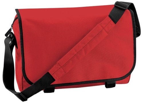 BagBase BG021BRED Messenger Bag - Bright Red, Medium