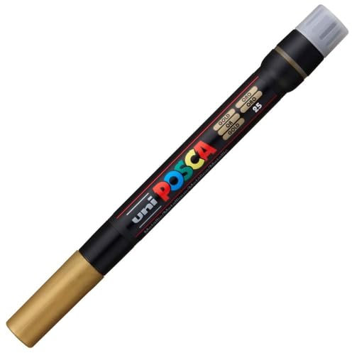 Uni-Ball Posca Brush PCF-350 Marqueur Or