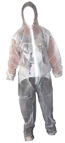 bauCompany24 Einweg-Schutzoverall Kat.1 Gr.L 54-56