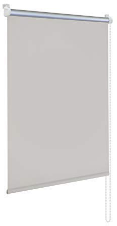 Rapid Teck Klemm Verdunklungsrollo ohne Bohren – 105cm x 150cm Schwarz/Thermo Rollos für Fenster ohne Bohren - Fensterrollo innen ohne Bohren - Thermorollo ohne Bohren inkl. Zubehör