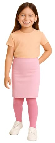 A2Z Kids Girls Pencil Skirt Soft Stretch School Casual Fashion Bottom