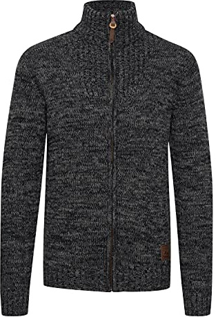 !Solid SDPomeroy Herren Zip-Jacke Pullover Zipper, L, Black (9000)