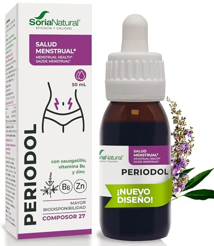 Composor 27 Periodol Complex– Con Extractos de Sauzgatillo con Zinc y Vitamina B6 – Ayuda en el Síndrome Premenstrual – Contribuye a regular el ciclo menstrual - 50ml