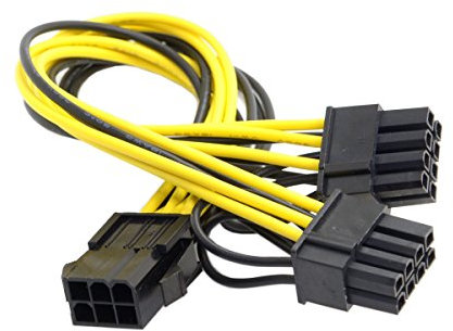 ChenYang PCI-E PCI Express ATX 6Pin a 2 8Pin/6Pin Cavo di alimentazione splitter di estensione per scheda video