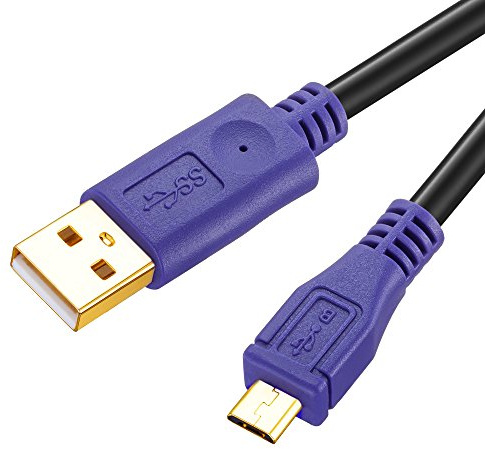 Micro USB Cable Android 6m,Youii USB 2.0 A Male to Micro B Charging Cord and Sync Data Cable for Samsung Galaxy, Nexus, LG, Motorola, Android Smartphones, PS4, Xbox One Controller(6m)