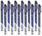 PILOT FriXion Fineliner Filzstift, 1,3 mm Spitze, radierbar, Schwarz, 12 Stück