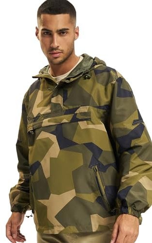 Brandit Summer Windbreaker, color: swedish camo, size: M
