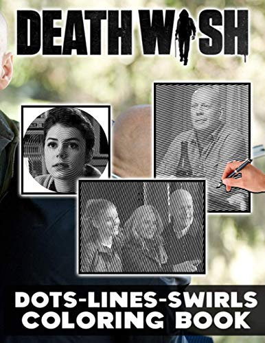 Death Wish Dots Lines Swirls Coloring Book: Activity Color Puzzle Books For Adult And Kid