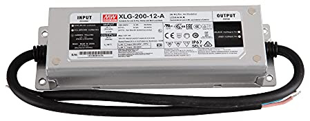 Mextronic XLG-200-12-A LED Trafo Mean Well, 192 W, 12 V DC, 16 A LED Transformator für LED Beleuchtung