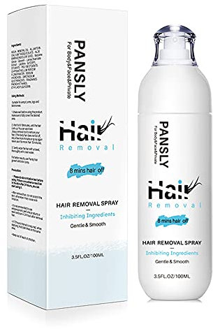 100ML Spray per la depilazione, spray per la depilazione delle gambe, braccio epilatore morbido per viso, ascelle, braccia, gamba, bikini, prodotto depilatorio non irritante per donne e uomini