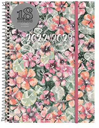 Finocam - Kalender 2022 2023 Spirale 18 Monate Wochenansicht, Juli 2022 - Dezember 2023 (18 Monate) Mädchen