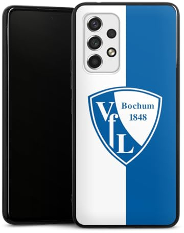 DeinDesign Silikon Hülle kompatibel mit Samsung Galaxy A53 5G Case schwarz Handyhülle VFL Bochum Offizielles Lizenzprodukt Logo