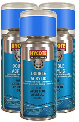 Hycote Ford Azure Blue (Metallic) 150ml (Pack of 3)