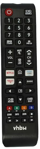 vhbw Fernbedienung kompatibel mit Samsung UE55RU7170, UE50RU7179UXZG, UE55RU7170UXZT, UE55RU7179 Fernseher, TV - Ersatzfernbedienung