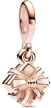 Amuefer Happy Birthday Charms für Armbänder Rose Gold Openable Geschenk Box Dangle 925 Sterling Silber Anhänger für Frauen Mädchenarmband Halsketten