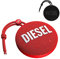 Diesel Connect_D Kleiner kabelloser Lautsprecher | IPX7 Bluetooth 5.0 wasserdichter tragbarer Lautsprecher mit Bass-Boost | 28 Stunden Spielzeit | Stereo-Pairing | Kordelzugschlaufe | ideal für