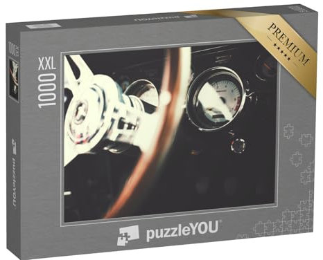 Puzzle 1000 Teile XXL „Innenraum eines Oldtimers“ – aus der Puzzle-Kollektion Oldtimer