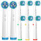 AnjoCare Ersatz-Zahnbürstenköpfe für Oral B, 8 Pack Elektrische Zahnbürstenköpfe, Cross Action Bürstenköpfe kompatibel mit Oral B Professional Care/Vitality/Pro/Smart/Genius Serie...