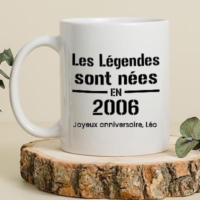 CADEAUX.COM - Mug personnalisé - Les Légendes sont nées en 2006