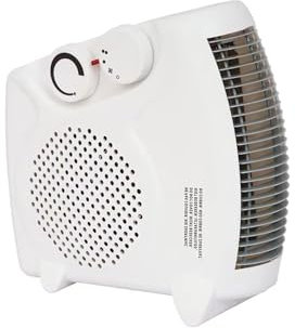 VoltShine Calefactor 2 en 1 1.000-2.000W, potente y versátil, ideal para calefacción y ventilación en espacios pequeños.